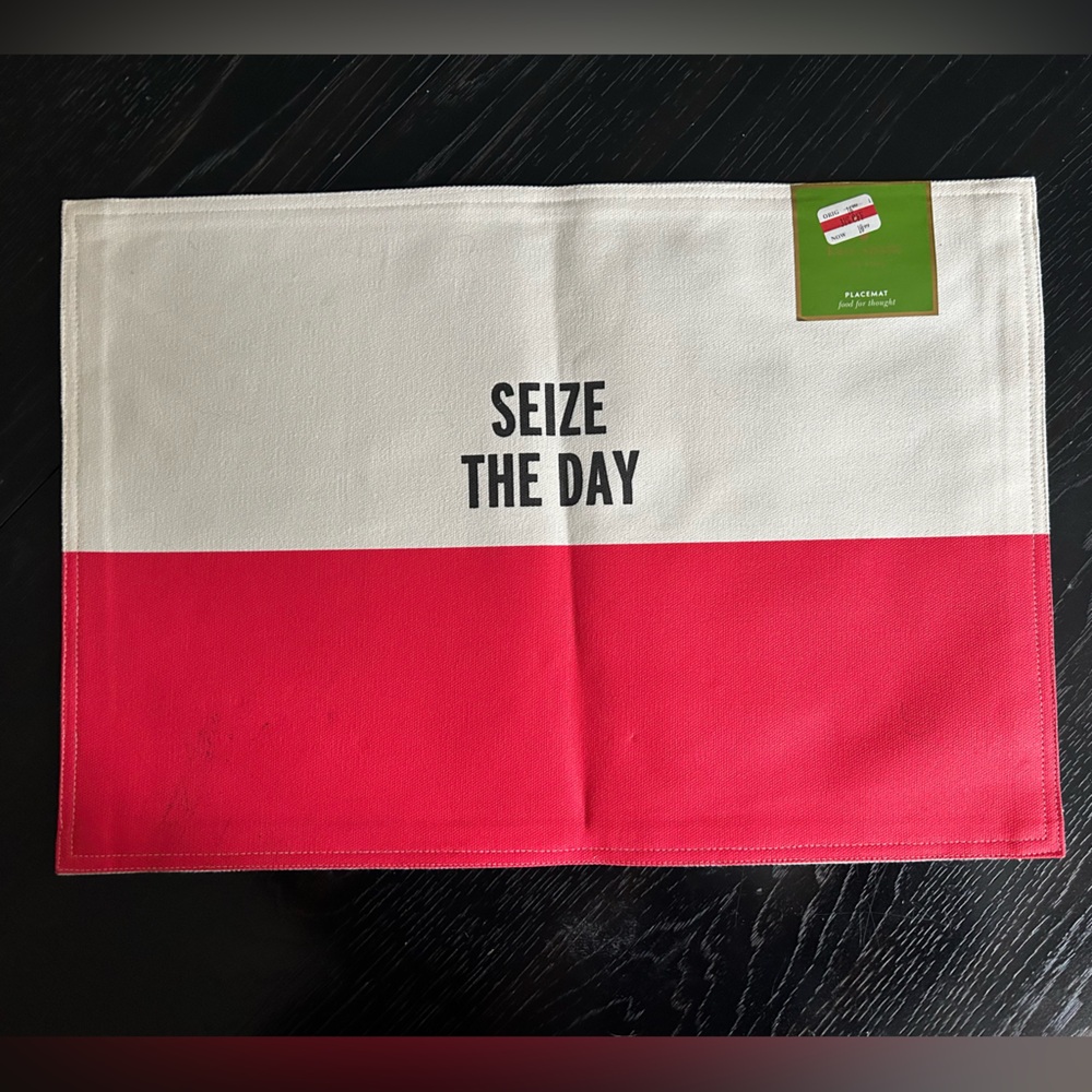 kate spade Red and White placemats. 3 for $25.